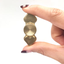 2017New Pure Copper Fidget Spinner EDC High-quality Heart-shaped Metal Hand Spinner For Autism ADHD Anti Stress