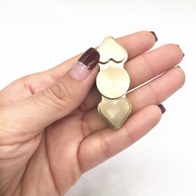 2017New Pure Copper Fidget Spinner EDC High-quality Heart-shaped Metal Hand Spinner For Autism ADHD Anti Stress