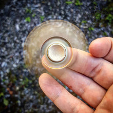 2017New Pure Copper Fidget Spinner EDC High-quality Heart-shaped Metal Hand Spinner For Autism ADHD Anti Stress