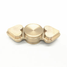 2017New Pure Copper Fidget Spinner EDC High-quality Heart-shaped Metal Hand Spinner For Autism ADHD Anti Stress