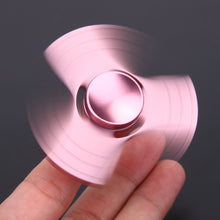 Newest EDC Tri-Spinner Fidget Toys Pattern Hand Spinner Metal Fidget Spinner and ADHD Adults Children Educational Toys Hobbies