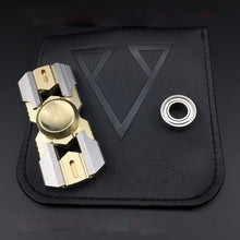 2017 New pattern Hand Spinner Copper Fingertips EDC Finger Gyro Toys Fidgety Decompression Anti-anxiety Toys Give Mute Bearing