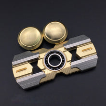 2017 New pattern Hand Spinner Copper Fingertips EDC Finger Gyro Toys Fidgety Decompression Anti-anxiety Toys Give Mute Bearing
