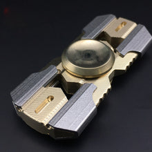 2017 New pattern Hand Spinner Copper Fingertips EDC Finger Gyro Toys Fidgety Decompression Anti-anxiety Toys Give Mute Bearing