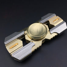 2017 New pattern Hand Spinner Copper Fingertips EDC Finger Gyro Toys Fidgety Decompression Anti-anxiety Toys Give Mute Bearing