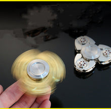 CKF PEPYAKKA Metal Alloy Tri Spinner EDC Spin Fidgets Anti Stress Sensory Metal Finger Spinner Hand Spinner Reduce Pressuse Boxs
