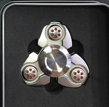 CKF PEPYAKKA Metal Alloy Tri Spinner EDC Spin Fidgets Anti Stress Sensory Metal Finger Spinner Hand Spinner Reduce Pressuse Boxs