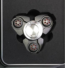 CKF PEPYAKKA Metal Alloy Tri Spinner EDC Spin Fidgets Anti Stress Sensory Metal Finger Spinner Hand Spinner Reduce Pressuse Boxs