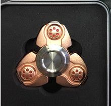 CKF PEPYAKKA Metal Alloy Tri Spinner EDC Spin Fidgets Anti Stress Sensory Metal Finger Spinner Hand Spinner Reduce Pressuse Boxs