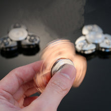 CKF PEPYAKKA Metal Alloy Tri Spinner EDC Spin Fidgets Anti Stress Sensory Metal Finger Spinner Hand Spinner Reduce Pressuse Boxs