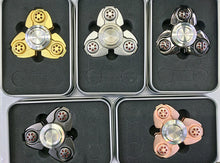 CKF PEPYAKKA Metal Alloy Tri Spinner EDC Spin Fidgets Anti Stress Sensory Metal Finger Spinner Hand Spinner Reduce Pressuse Boxs