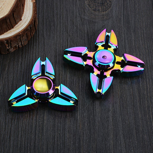 Colorful Finger Tri-spinner 2017 Hot Sale Kid Gift Hand Spinner for Autism And ADHD Reduce Stress Focus Finger Toys for Children