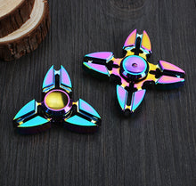 Colorful Finger Tri-spinner 2017 Hot Sale Kid Gift Hand Spinner for Autism And ADHD Reduce Stress Focus Finger Toys for Children