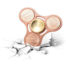 New Hand spinner Copper Fingertips Gyro EDC Finger Gyro Toys Fidgety Decompression Anti-anxiety Metal Dollars